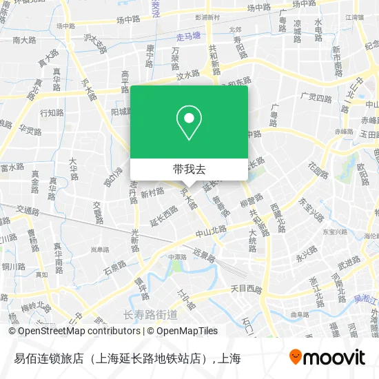 易佰连锁旅店（上海延长路地铁站店）地图