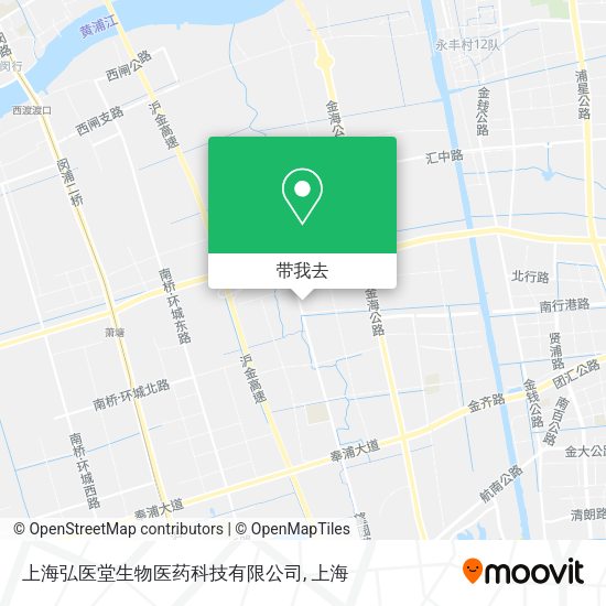 上海弘医堂生物医药科技有限公司地图