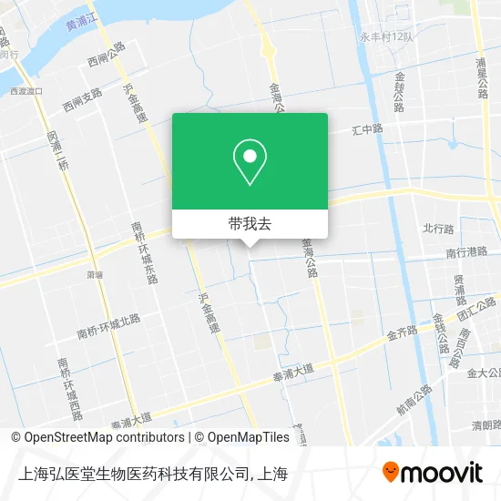 上海弘医堂生物医药科技有限公司地图