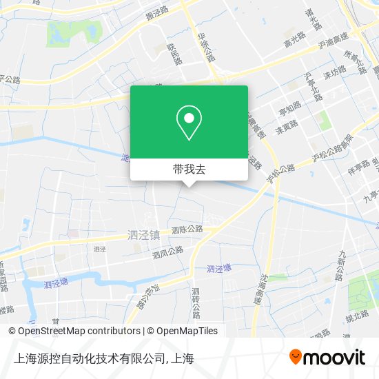 上海源控自动化技术有限公司地图