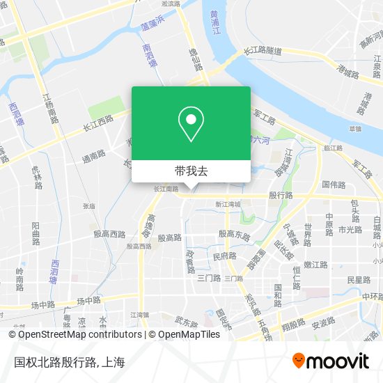 国权北路殷行路地图