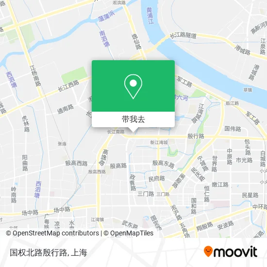 国权北路殷行路地图