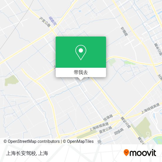 上海长安驾校地图