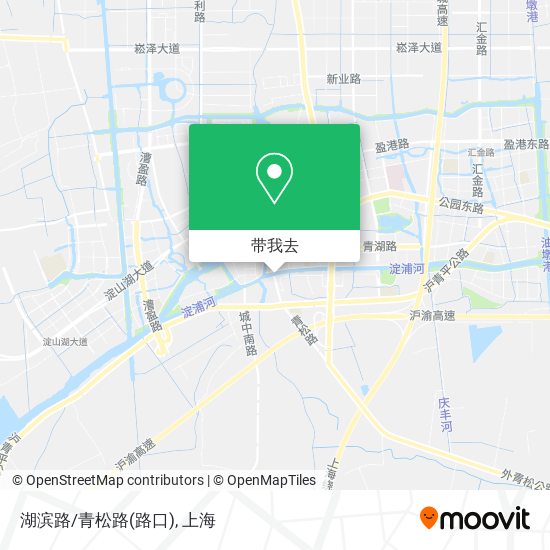 湖滨路/青松路(路口)地图
