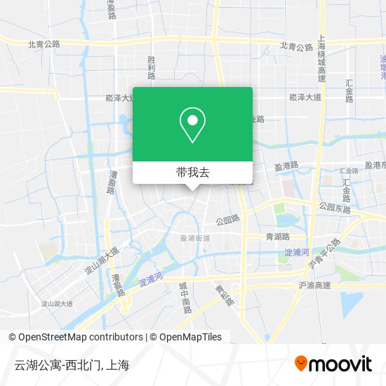 云湖公寓-西北门地图