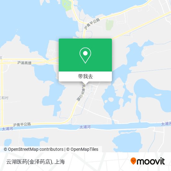 云湖医药(金泽药店)地图