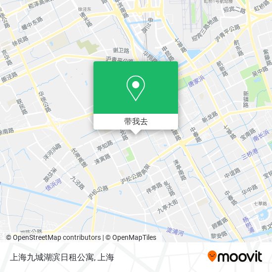 上海九城湖滨日租公寓地图
