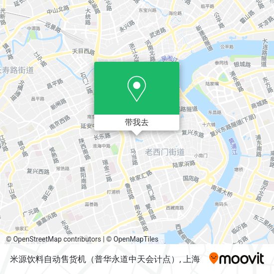 米源饮料自动售货机（普华永道中天会计点）地图