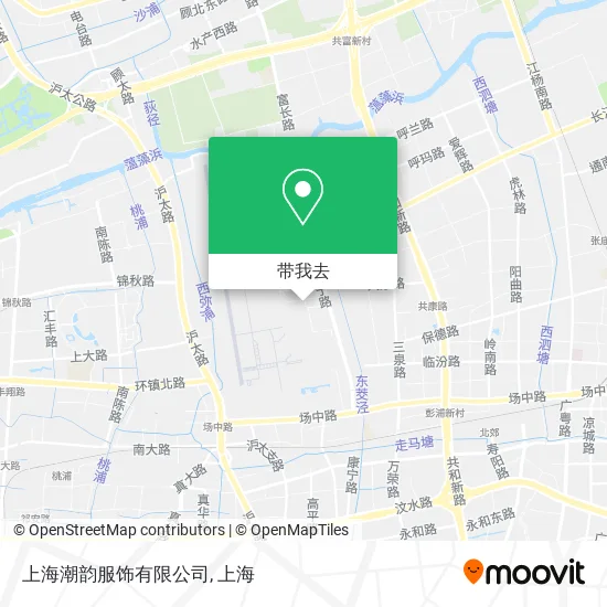 上海潮韵服饰有限公司地图