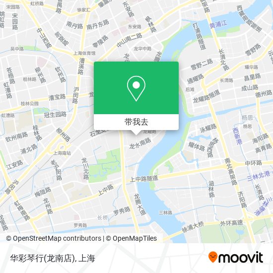 华彩琴行(龙南店)地图