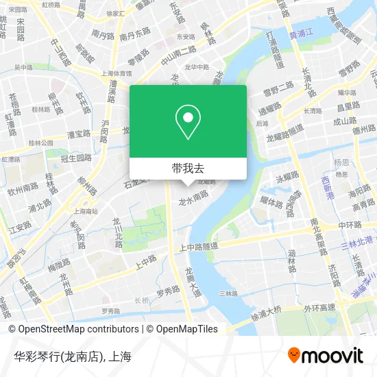 华彩琴行(龙南店)地图