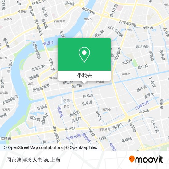 周家渡摆渡人书场地图