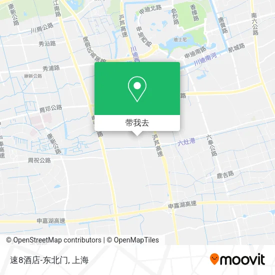 速8酒店-东北门地图