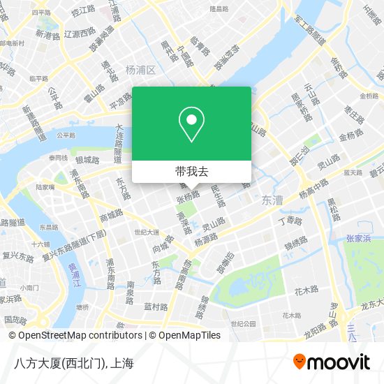 八方大厦(西北门)地图