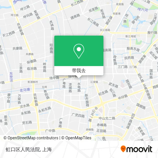 虹口区人民法院地图