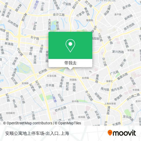 安顺公寓地上停车场-出入口地图
