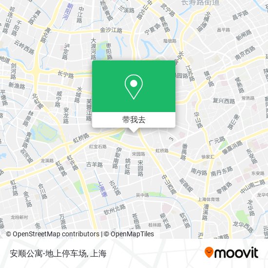 安顺公寓-地上停车场地图