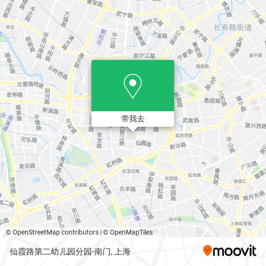 仙霞路第二幼儿园分园-南门地图