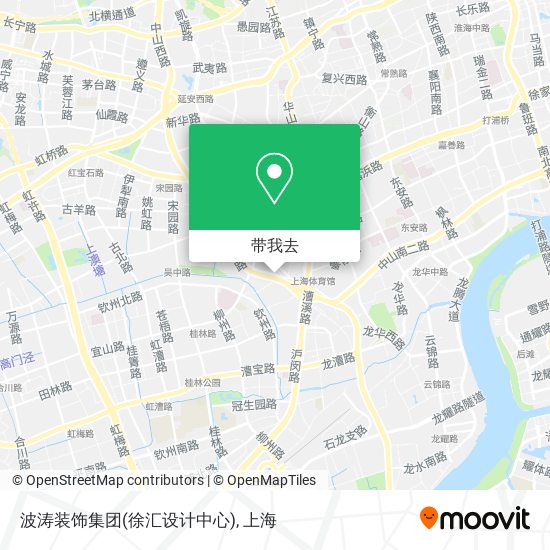 波涛装饰集团(徐汇设计中心)地图
