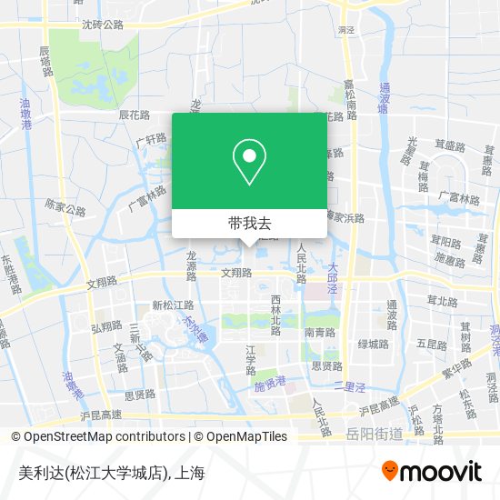 美利达(松江大学城店)地图