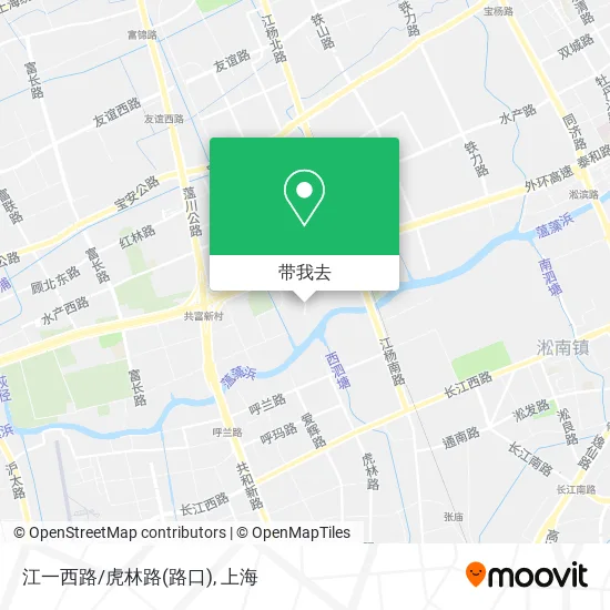 江一西路/虎林路(路口)地图