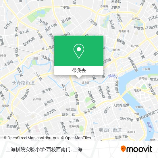 上海棋院实验小学-西校西南门地图