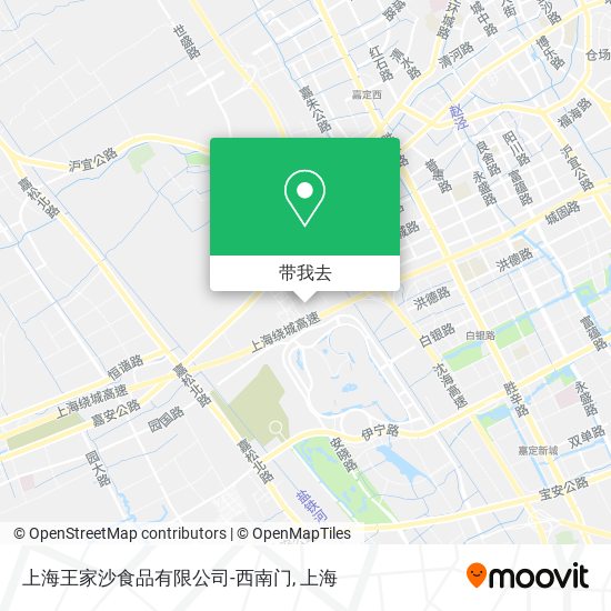 上海王家沙食品有限公司-西南门地图