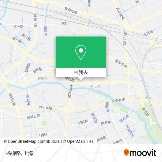 杨柳路地图