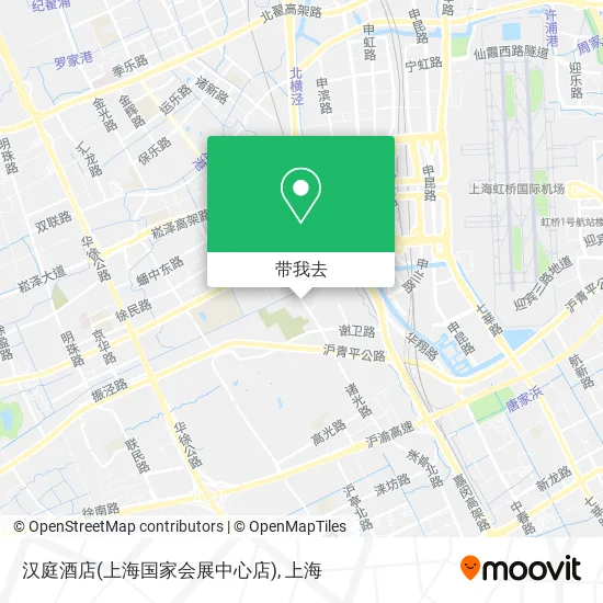 汉庭酒店(上海国家会展中心店)地图