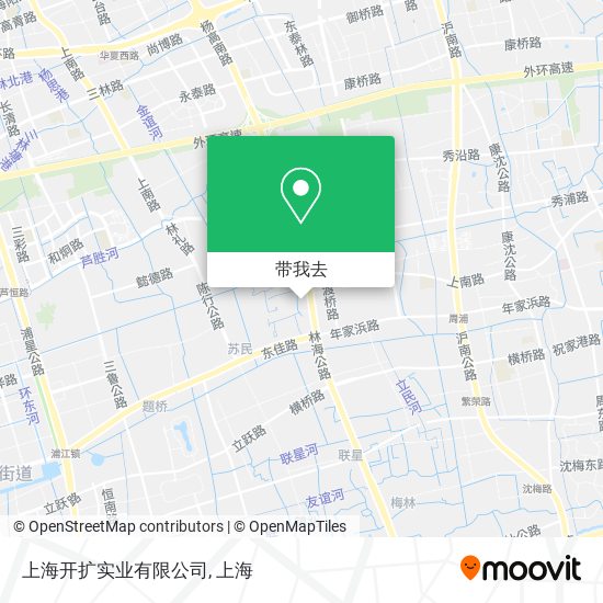 上海开扩实业有限公司地图