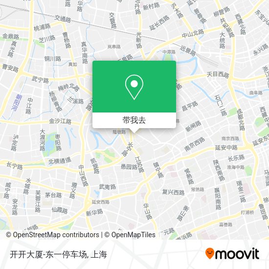 开开大厦-东一停车场地图