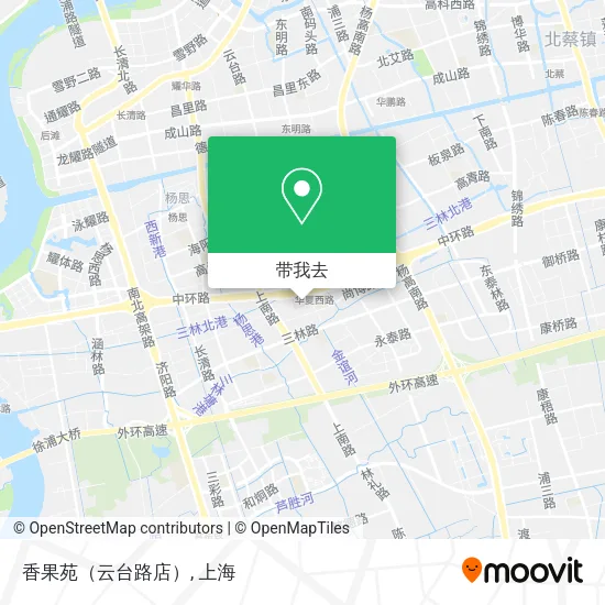 香果苑（云台路店）地图