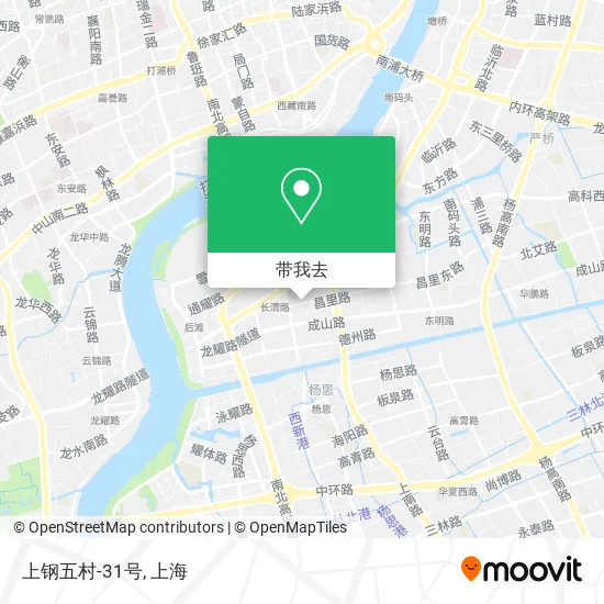 上钢五村-31号地图