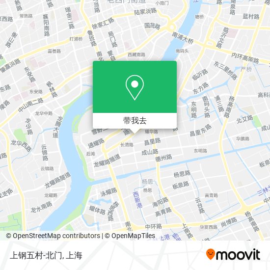 上钢五村-北门地图