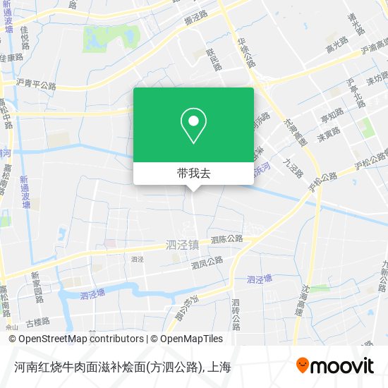 河南红烧牛肉面滋补烩面(方泗公路)地图