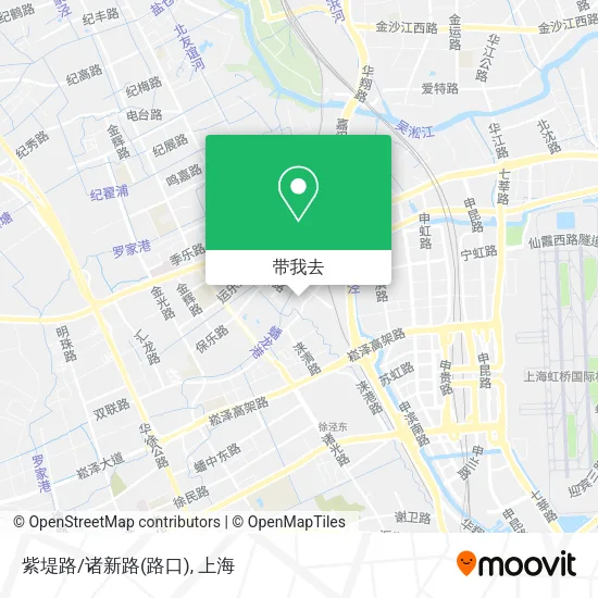 紫堤路/诸新路(路口)地图