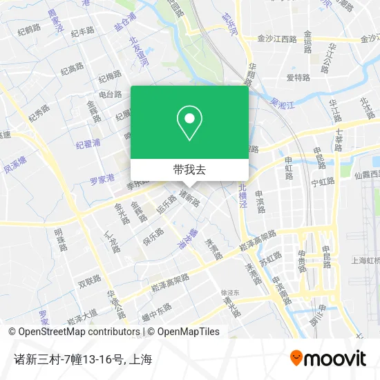 诸新三村-7幢13-16号地图