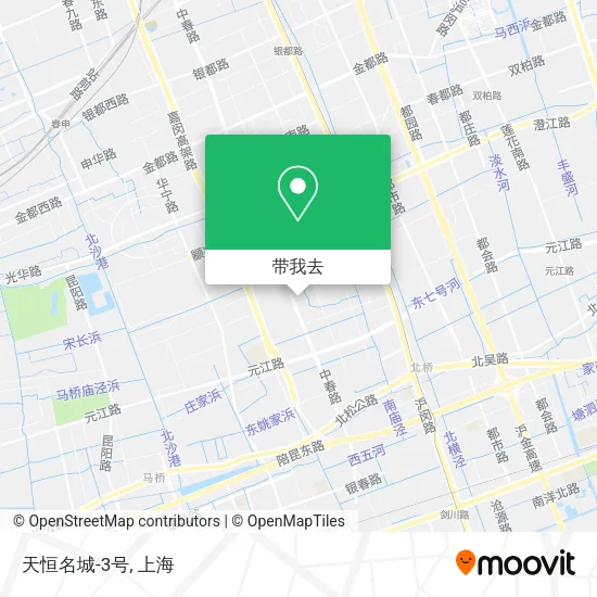 天恒名城-3号地图