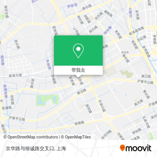 京华路与徐诚路交叉口地图