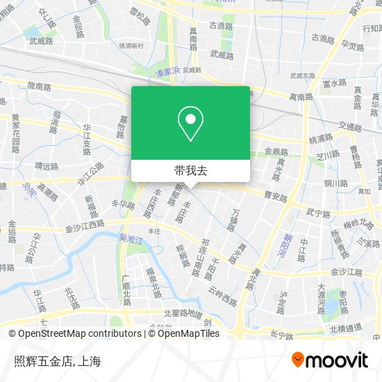 照辉五金店地图