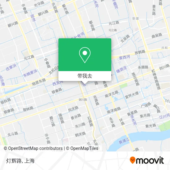 灯辉路地图