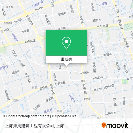 上海康周建筑工程有限公司地图