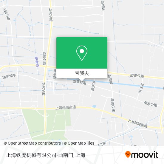 上海铁虎机械有限公司-西南门地图