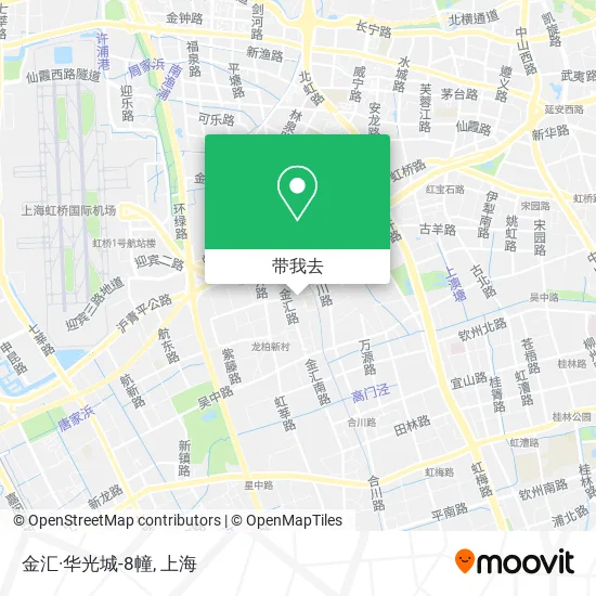 金汇·华光城-8幢地图
