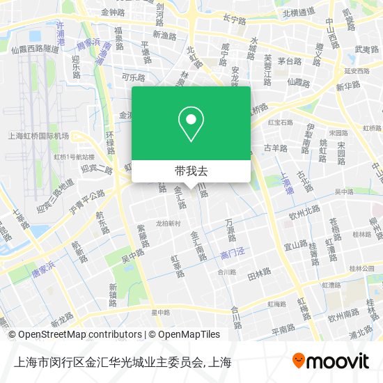 上海市闵行区金汇华光城业主委员会地图