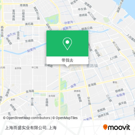 上海而盛实业有限公司地图