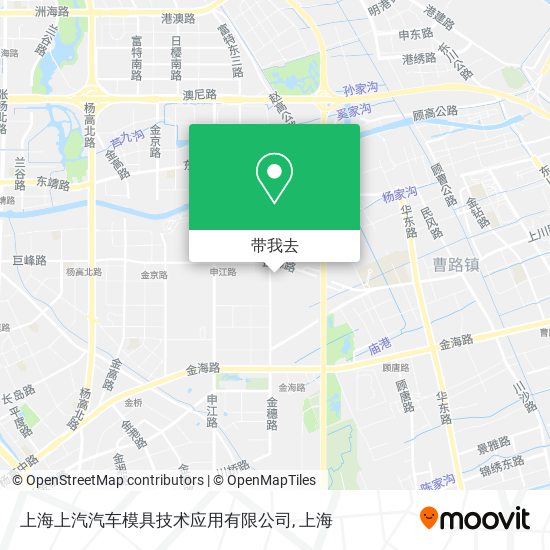 上海上汽汽车模具技术应用有限公司地图