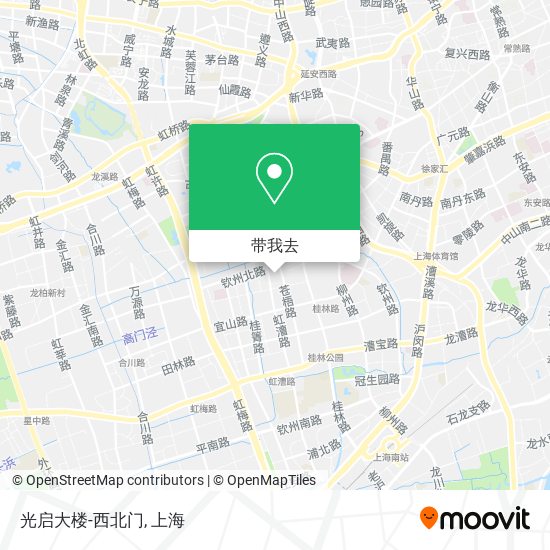 光启大楼-西北门地图