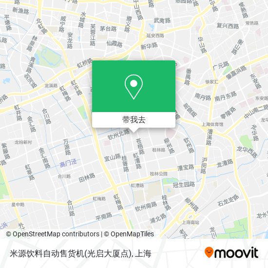 米源饮料自动售货机(光启大厦点)地图