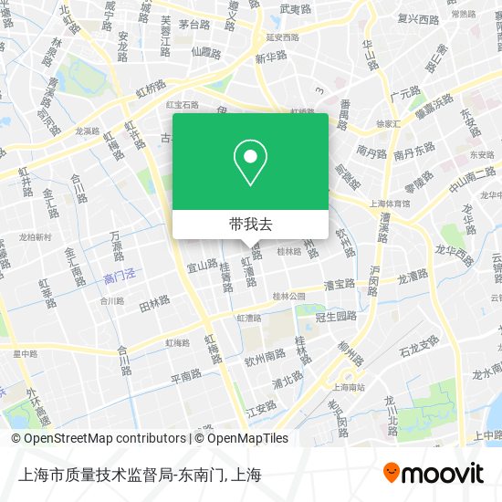 上海市质量技术监督局-东南门地图